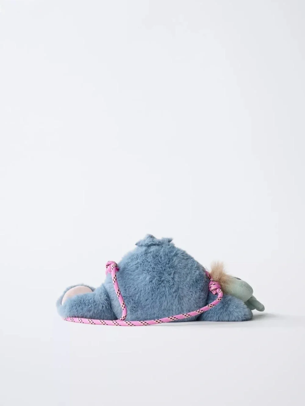 Zara Stitch Plush Crossbody Bag